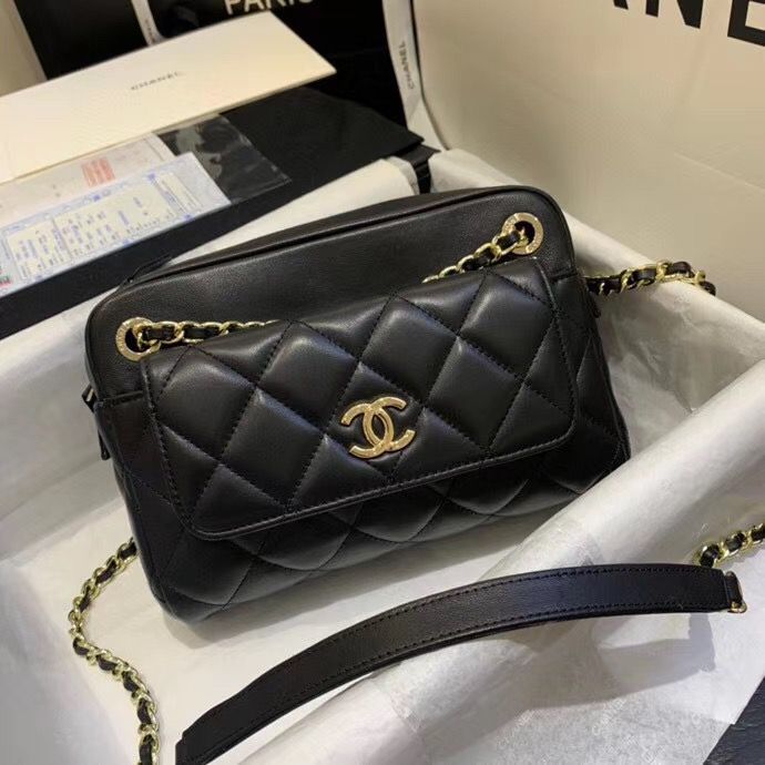 シャネル CHANEL ショルダー バッグ カメラ ケース スモール キャビア CC AS1367 B01937 N5326 - 商品画像 7