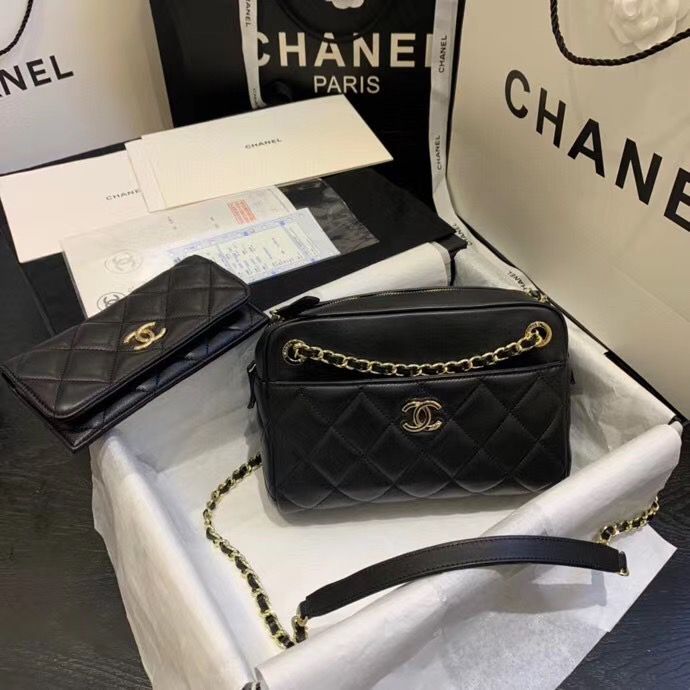 シャネル CHANEL ショルダー バッグ カメラ ケース スモール キャビア CC AS1367 B01937 N5326 - 商品画像 4