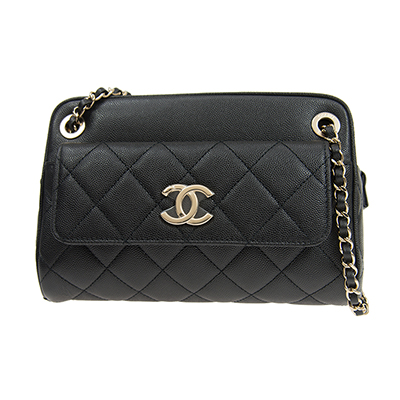 シャネル CHANEL ショルダー バッグ カメラ ケース スモール キャビア CC AS1367 B01937 N5329 - 商品画像 7