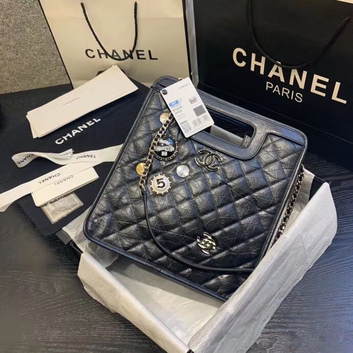 スーパーコピーシャネル CHANEL バッグ スモール ショッピング バッグ AS1431B0243694305 - 商品画像 4