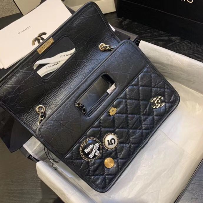 CHANELコピー エイジド カーフスキンフラップ ミニバッグ チャーム 2WAY ロゴ AS1430 B02436 94305 - 商品画像 9