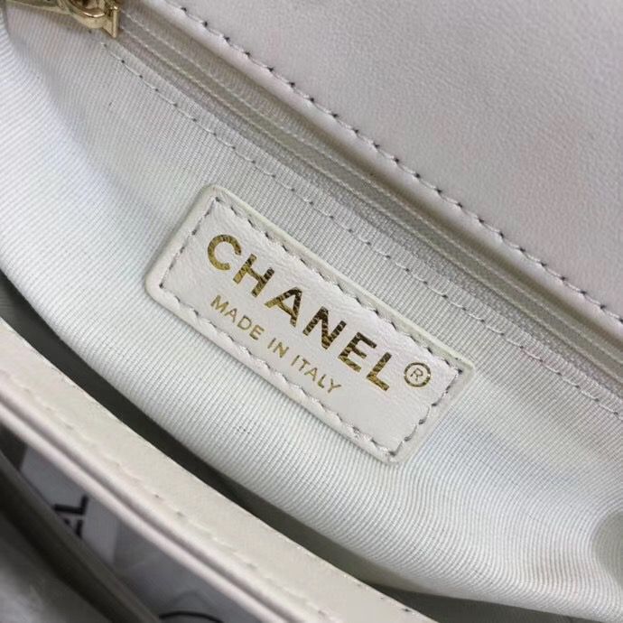 シャネルコピー CHANEL フラップ ショルダーバッグ CC ラム スタッズ パール 白 AS1514 B02377 10601 - 商品画像 8