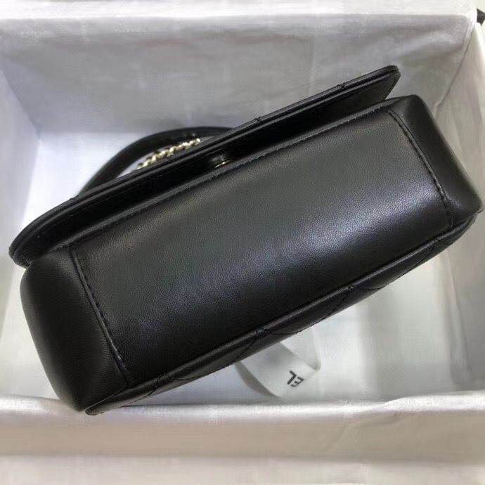 CHANELスーパーコピー フラップ バッグ ショルダーバッグ マト CC チェーン 黒 AS1514 B02377 10602 - 商品画像 6