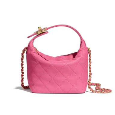 シャネル CHANEL ハンドバッグ 斜め掛け ラムスキン ゴールド金具 ピンク AS1746LBLKGP - 商品画像 8