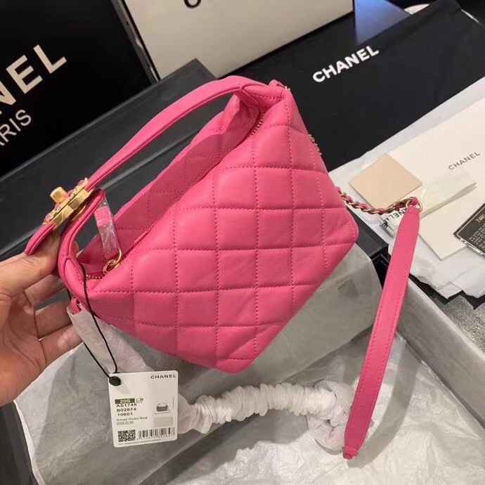 シャネル CHANEL ハンドバッグ 斜め掛け ラムスキン ゴールド金具 ピンク AS1746LBLKGP - 商品画像 10