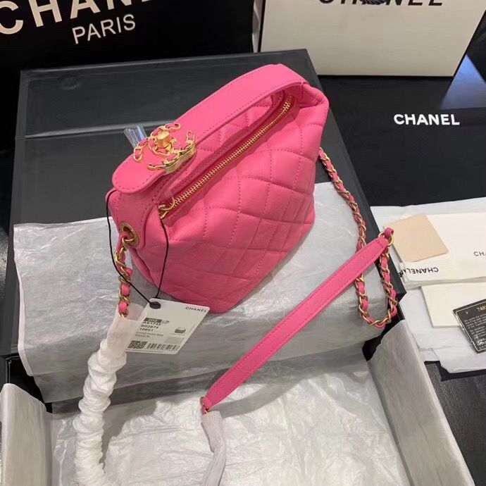 シャネル CHANEL ハンドバッグ 斜め掛け ラムスキン ゴールド金具 ピンク AS1746LBLKGP - 商品画像 6