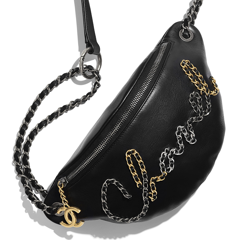 シャネル CHANEL カーフスキン ウエスト バッグ ブラック AS1783 B02905 94305 - 商品画像 4