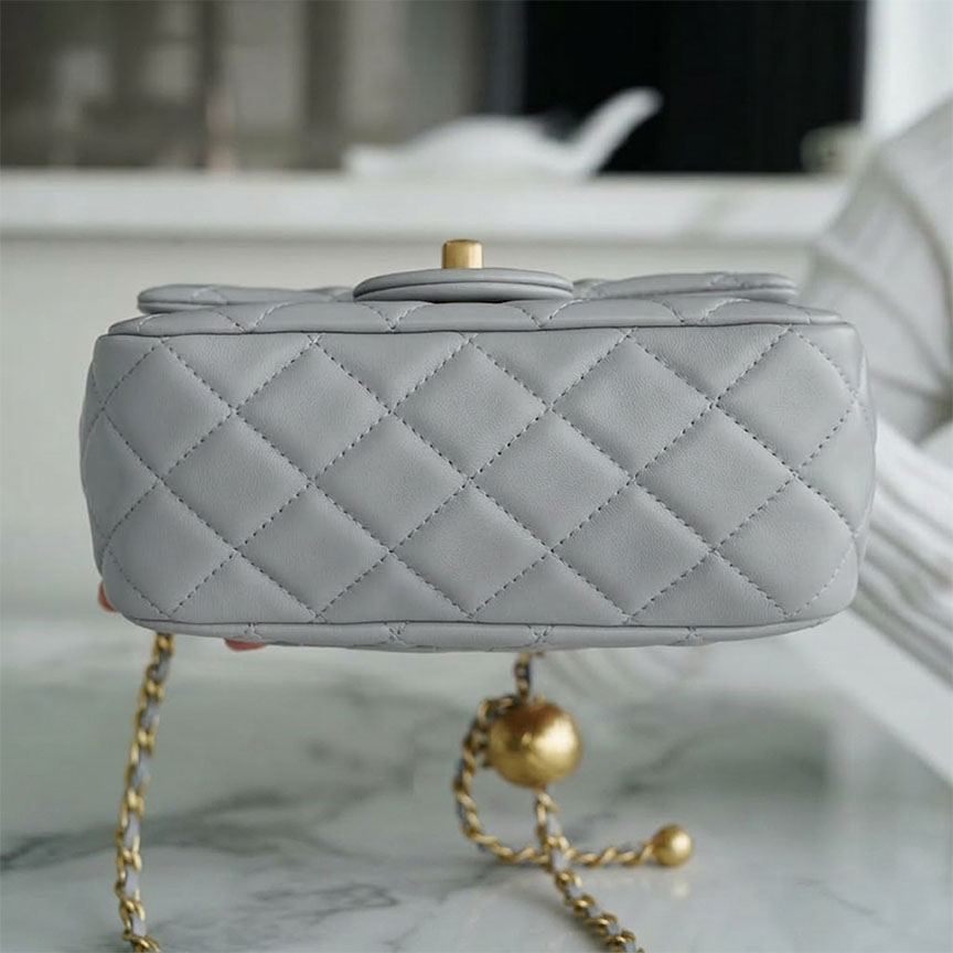 シャネル スーパーコピー ミニフラップバッグ AS1786 ライトグレー - 商品画像 1