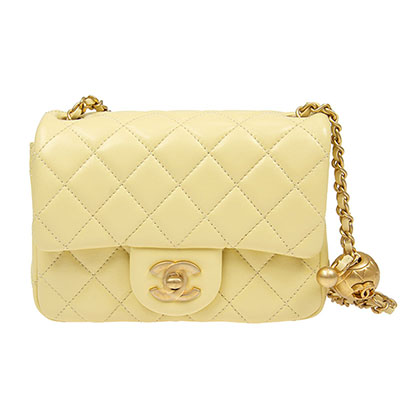 シャネル CHANEL ミニ フラップ バッグ ショルダーバッグ ラムスキン AS1786 B02916 96023 - 商品画像 8