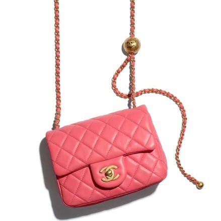 シャネル CHANEL ミニ フラップ バッグ ショルダーバッグ ラムスキン AS1786 B02916 NA106 - 商品画像 3