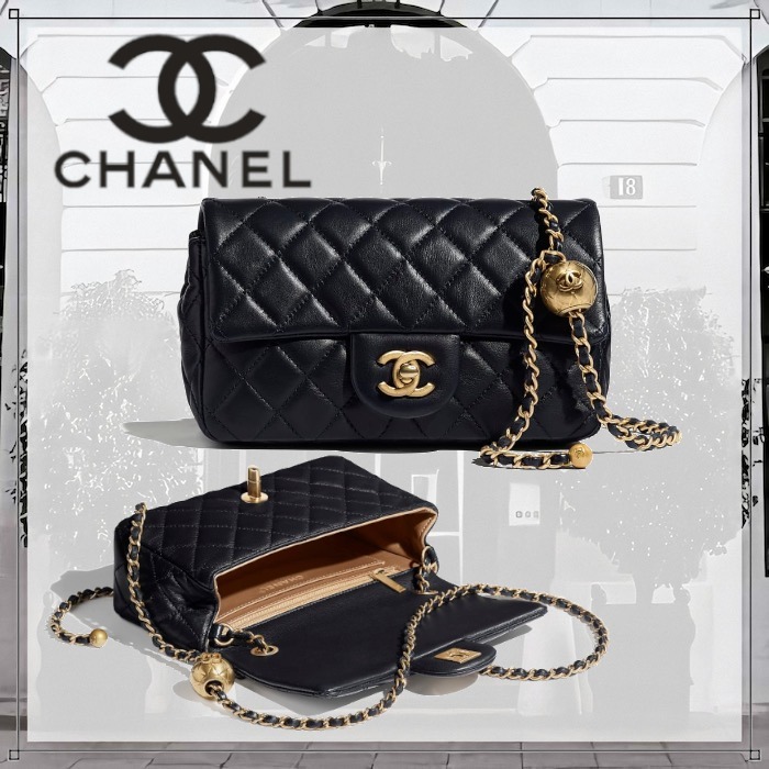 シャネル CHANEL マトラッセ ショルダーバッグ CCロゴ ネイビー AS1787 B02916 N6517 - 商品画像 1