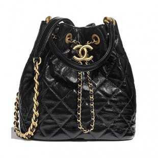 シャネルコピー CHANEL ラムスキン巾着バッグ ショルダー チェーン バケツ スモール ハンドバッグ AS1900 B03446 94305 - 商品画像 1