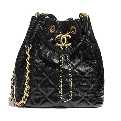 シャネルコピー CHANEL ラムスキン巾着バッグ ショルダー チェーン バケツ スモール ハンドバッグ AS1900 B03446 94305 - 商品画像 4