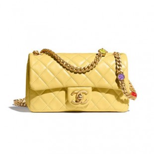 シャネルスーパーコピー Chanel フラップバッグ ショルダーバッグ ロゴ イエロー カラフルレジン AS2380 B05098 NB357 - 商品画像 1