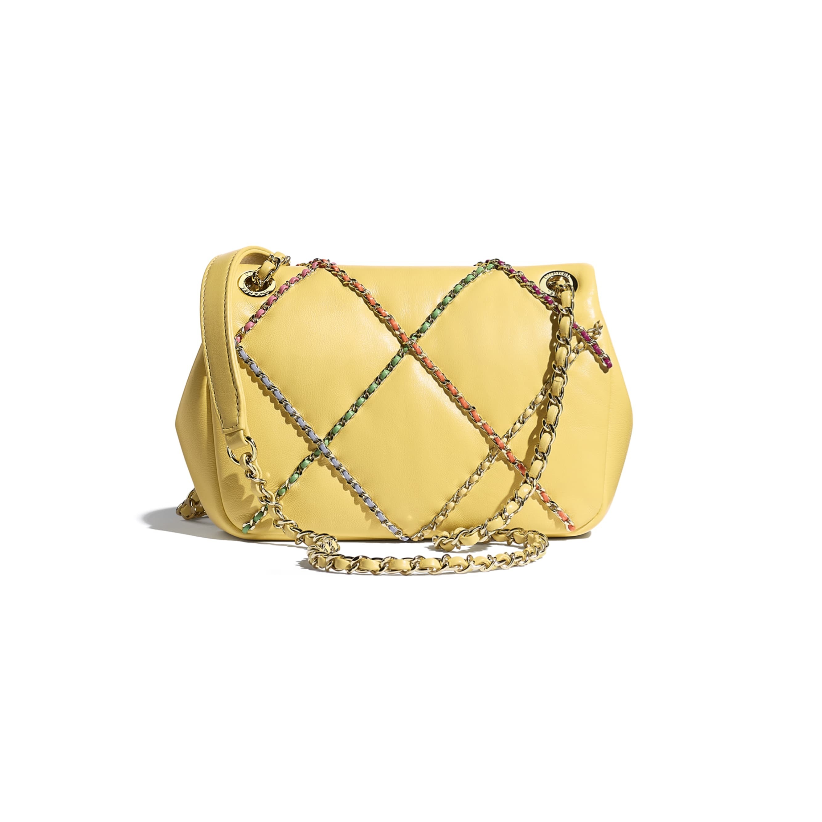 シャネル CHANEL スモール フラップ バッグ イエロー クロスチェーン AS2382 B05100 NB809 - 商品画像 2