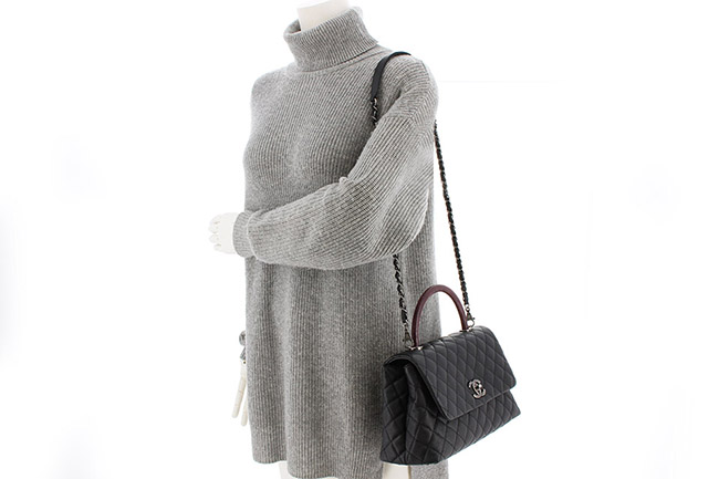 シャネルコピー CHANEL シャネル トップハンドル ミニ フラップバッグ ショルダーバッグ AS2431 B05607 94305 - 商品画像 3