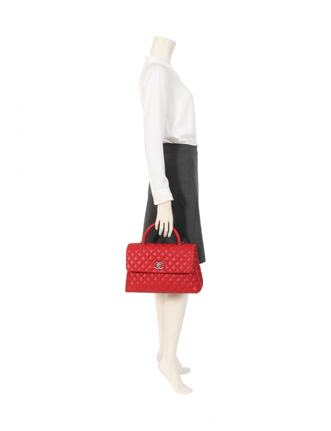 シャネル CHANEL シャネル トップハンドル ミニ フラップバッグ ショルダーバッグ AS2431 B05607 NA111 - 商品画像 3