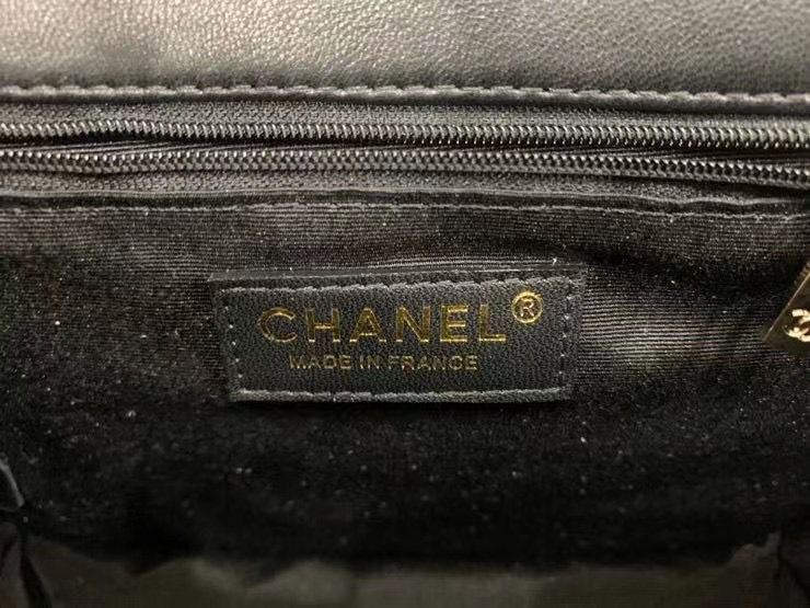 CHANEL ミニ メッセンジャー ショルダーバッグ グレインド カーフスキン ブラック AS2465 B05440 94305 - 商品画像 6