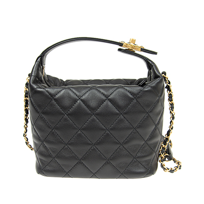 CHANELスーパーコピー シャネル ショルダーバッグ マトラッセ 2way トップ ハンドル ミニ チェーン ピンク ラムスキン アンティーク AS2477 - 商品画像 7