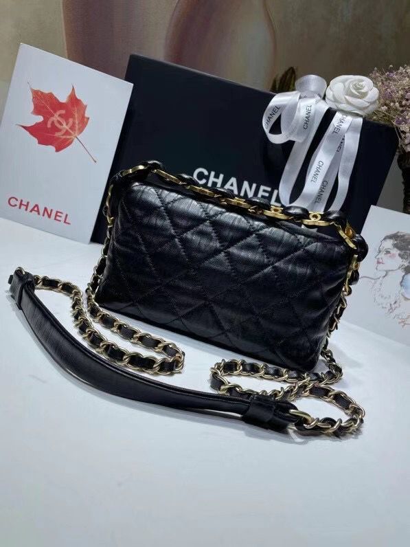 シャネルスーパーコピー CHANEL スモール ホーボー バッグ クランプル ラムスキン AS2479 B05514 94305 - 商品画像 4
