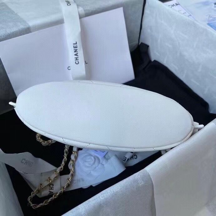 シャネル CHANEL スモール ホーボーバッグ カーフスキン チェーンバッグ ベージュ AS2542 B05539 10601 - 商品画像 1