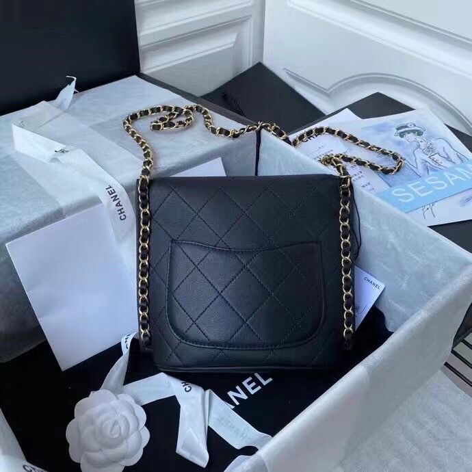 シャネル CHANEL スモール ホーボーバッグ カーフスキン チェーンバッグ ベージュ AS2542 B05539 94305 - 商品画像 9