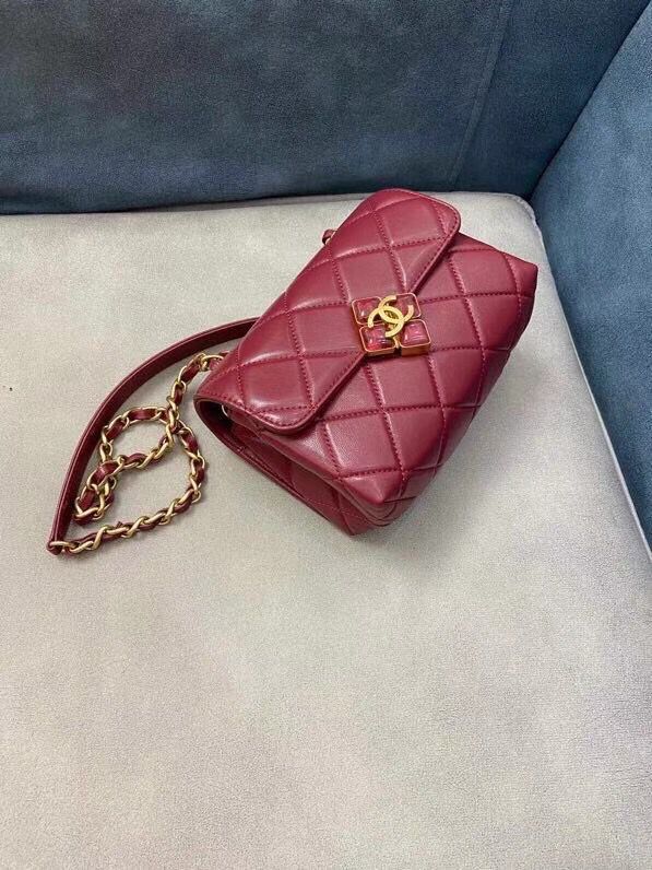 CHANELコピー ミニフラップバッグ レジン マトラッセ グリーン AS2633 B05977 N9020 - 商品画像 1