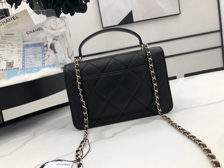 シャネルスーパーコピー スモールトップハンドルフラップバッグ カーフスキン AS2680 B06517 94305 - 商品画像 10