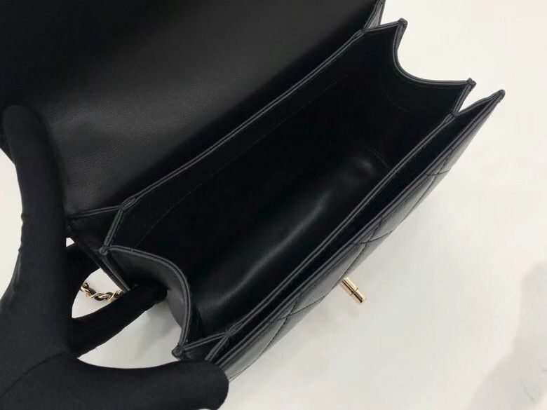 シャネルスーパーコピー スモールトップハンドルフラップバッグ カーフスキン AS2680 B06517 94305 - 商品画像 9