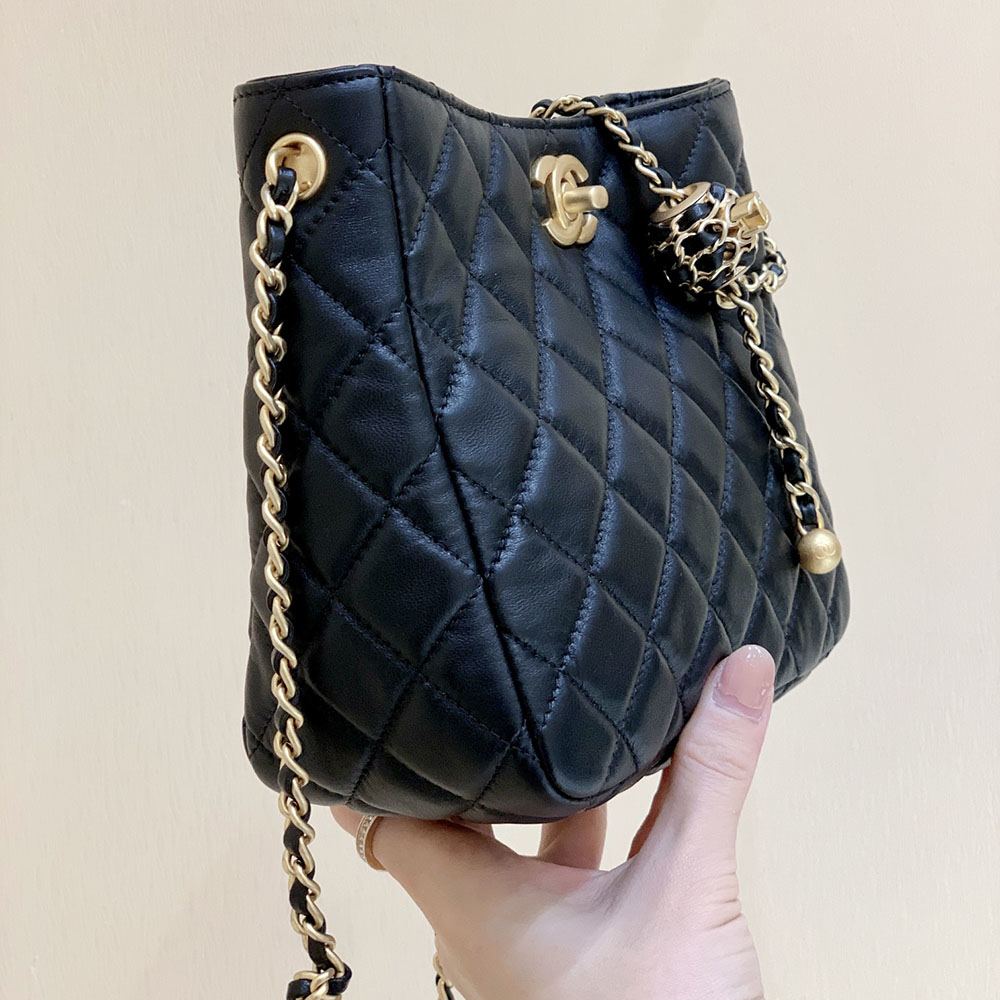 シャネル コピー 春夏コレクション ゴールドボール Hobo バッグ AS3259 - 商品画像 7