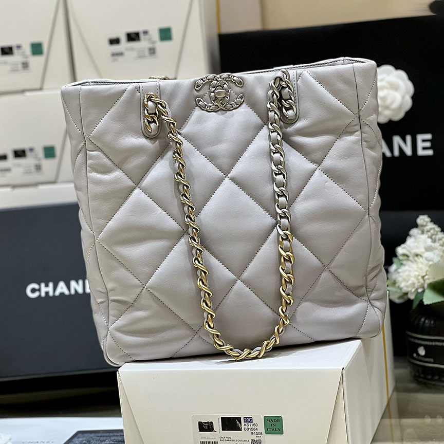 シャネル スーパーコピー chanel 19 トートバッグ グレー AS3519 - 商品画像 8