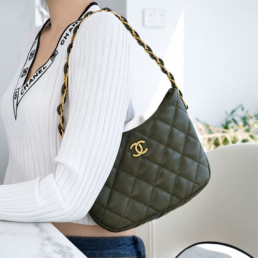 シャネル スーパーコピー HOBO ショルダーバッグ AS3562 グリーン - 商品画像 6