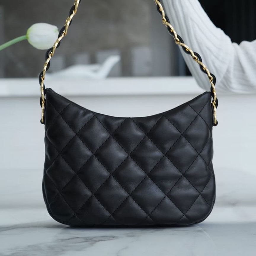 シャネル スーパーコピー HOBO ショルダーバッグ ブラック AS3562 - 商品画像 6