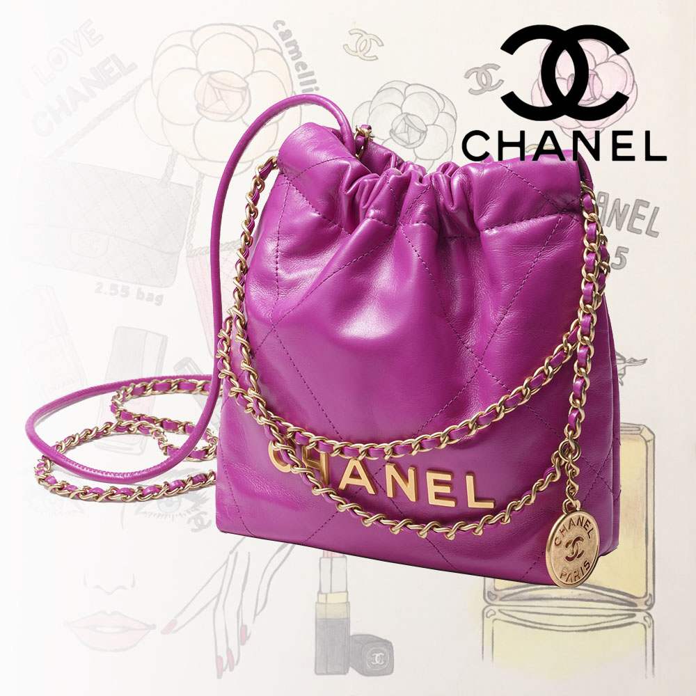 シャネル スーパーコピー CHANEL 22 ミニ ハンドバッグ パープル AS3980 B08037 NQ338 - 商品画像 8