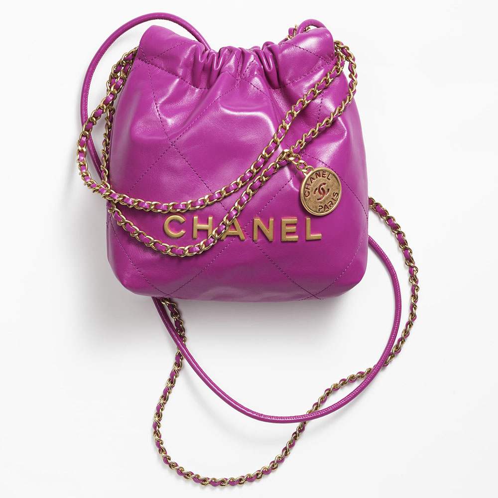 シャネル スーパーコピー CHANEL 22 ミニ ハンドバッグ パープル AS3980 B08037 NQ338 - 商品画像 4