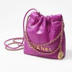 シャネル スーパーコピー CHANEL 22 ミニ ハンドバッグ パープル AS3980 B08037 NQ338 - 商品画像 3