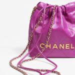 シャネル スーパーコピー CHANEL 22 ミニ ハンドバッグ パープル AS3980 B08037 NQ338 - 商品画像 5