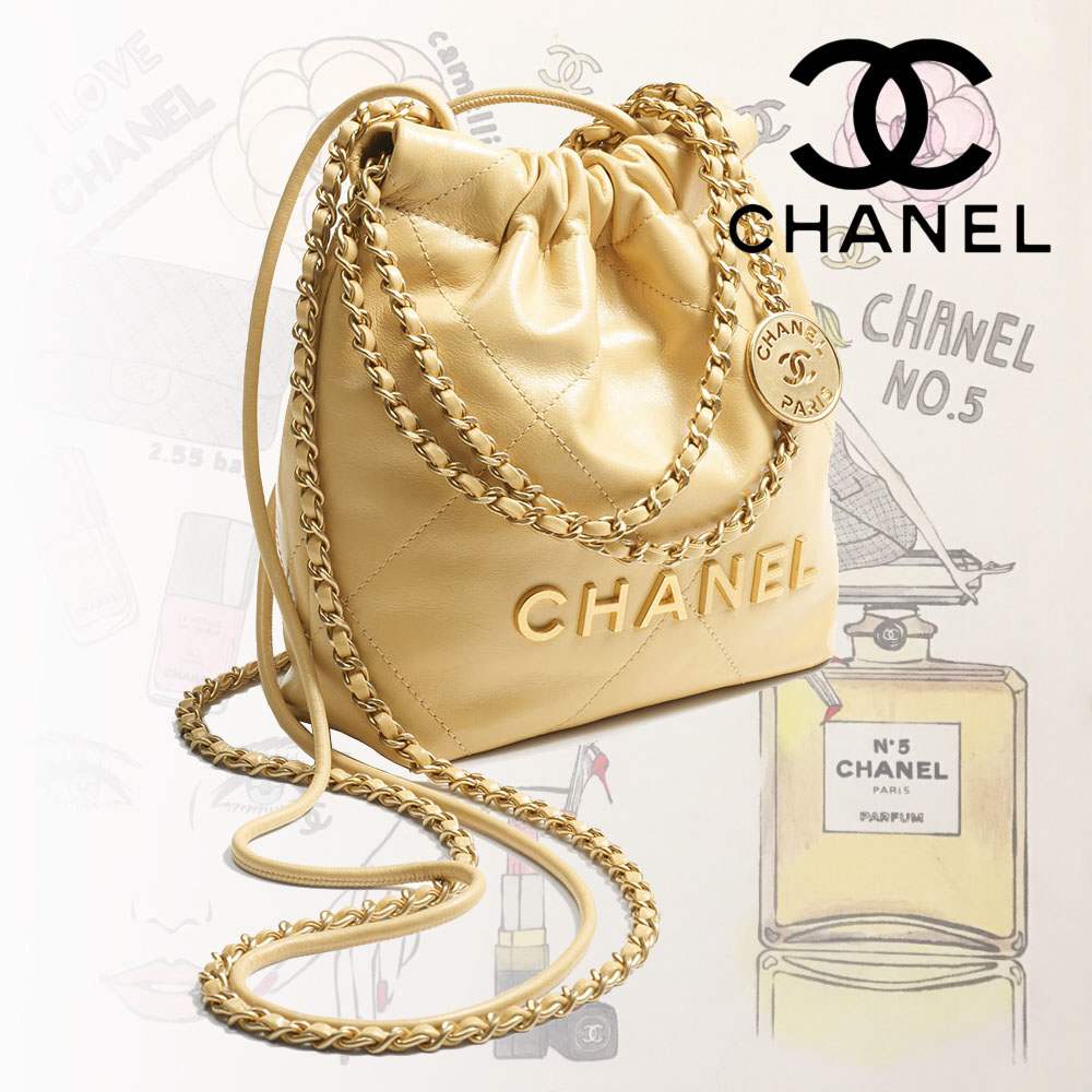 シャネル スーパーコピー CHANEL 22 ミニ ハンドバッグ イエロー AS3980 B08037 NQ387 - 商品画像 8