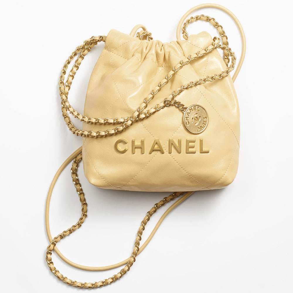 シャネル スーパーコピー CHANEL 22 ミニ ハンドバッグ イエロー AS3980 B08037 NQ387 - 商品画像 4