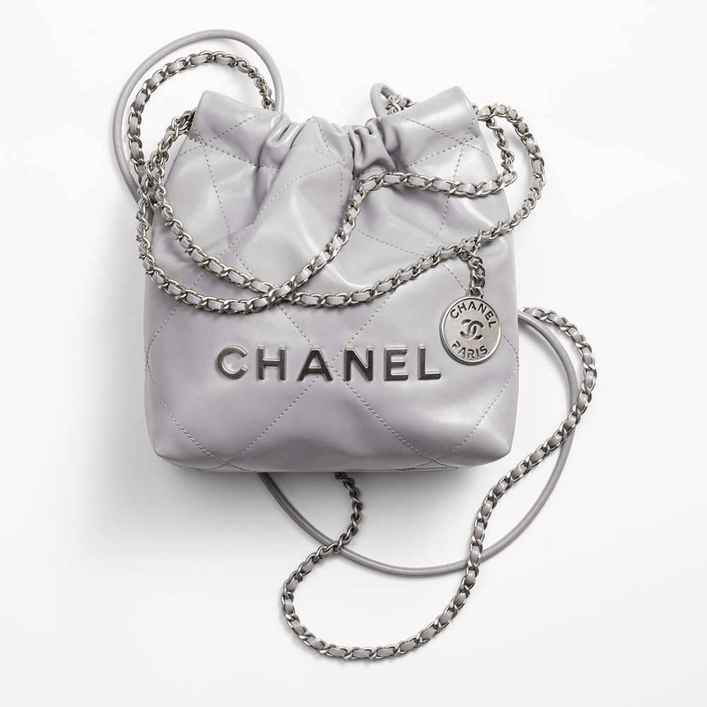 シャネル スーパーコピー CHANEL 22 ミニ ハンドバッグ グレー AS3980 B08872 NQ335 - 商品画像 4