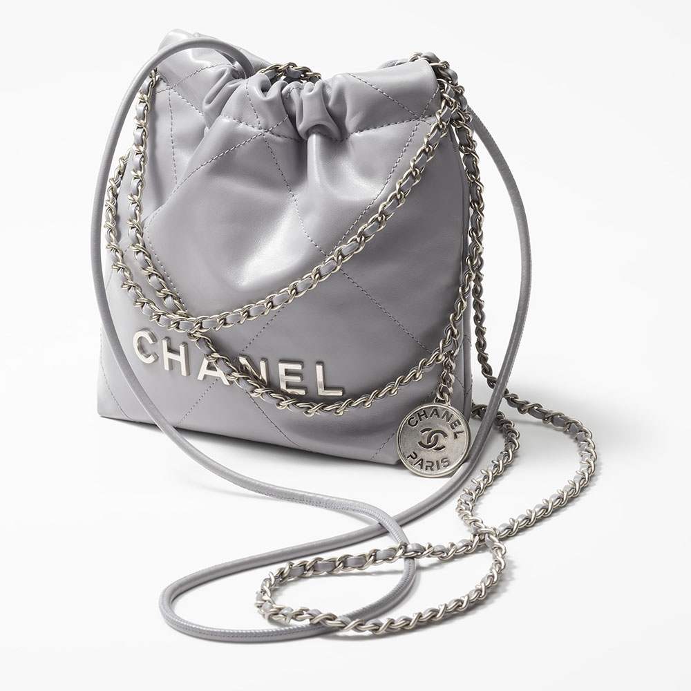 シャネル スーパーコピー CHANEL 22 ミニ ハンドバッグ グレー AS3980 B08872 NQ335 - 商品画像 10