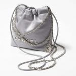 シャネル スーパーコピー CHANEL 22 ミニ ハンドバッグ グレー AS3980 B08872 NQ335 - 商品画像 3