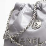 シャネル スーパーコピー CHANEL 22 ミニ ハンドバッグ グレー AS3980 B08872 NQ335 - 商品画像 5