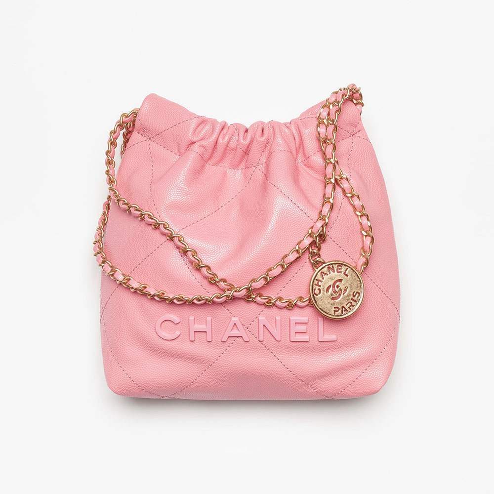 シャネル スーパーコピー CHANEL 22 ミニ ハンドバッグ コーラルピンク AS3980 B14407 NR646 - 商品画像 4