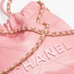 シャネル スーパーコピー CHANEL 22 ミニ ハンドバッグ コーラルピンク AS3980 B14407 NR646 - 商品画像 5