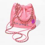 シャネル スーパーコピー CHANEL 22 ミニ ハンドバッグ コーラルピンク AS3980 B15000 NS836 - 商品画像 3