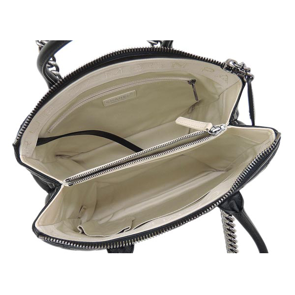 CHANELスーパーコピー シャネル ソフトキャビア 2WAYショルダーバッグ キャビアスキン ブラック CH63693 - 商品画像 4