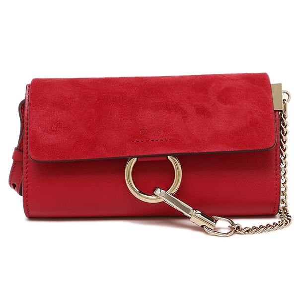 クロエスーパーコピー 財布 CHLOE 3P0796 H2O BJS FAYE 長財布 TULIP RED - 商品画像 1