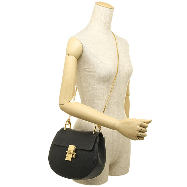 クロエコピー バッグ CHLOE 3S1038 944 001 ドリュー DREW NANO SADDLE BAG ショルダーバッグ BLACK - 商品画像 5