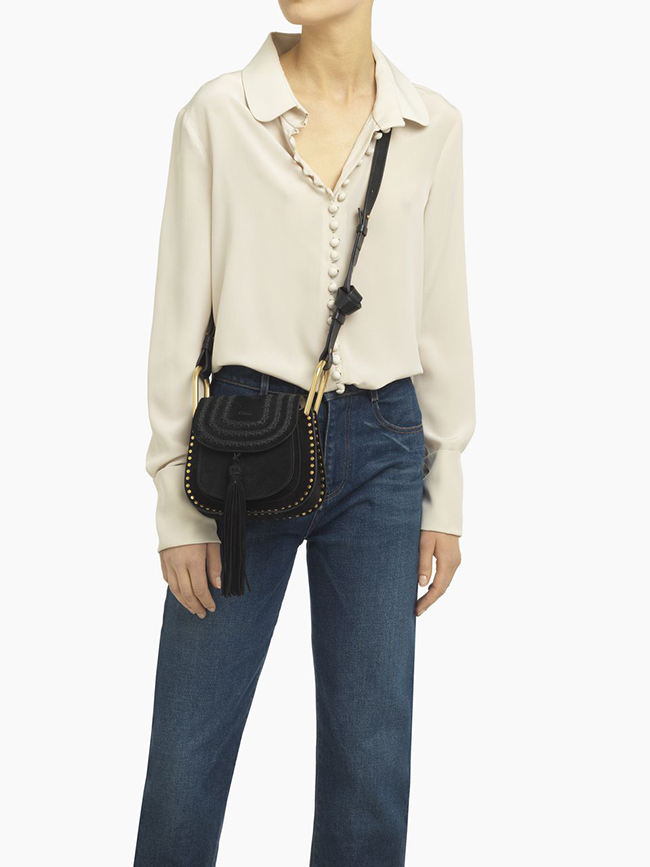 Chloe/クロエコピー ミニバッグ スエードカーフスキンの「Hudson」ミニバッグ 3S1220-H67-001 - 商品画像 6